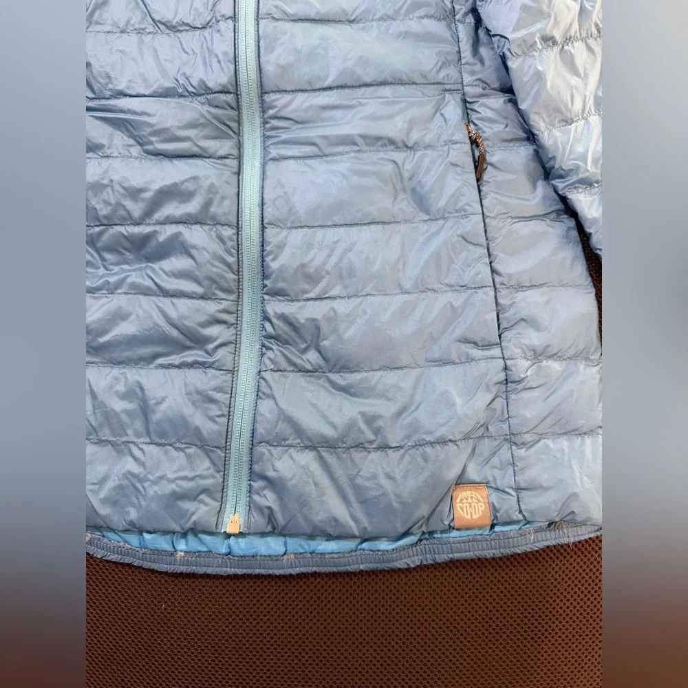 Rei Co-Op Women's Quilted Blue Puffer Jacket - Picture 2 of 8